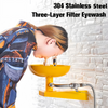 Eye Wash Station Wall Mounted Eyewash Station Emergency Eye Face Washing Station