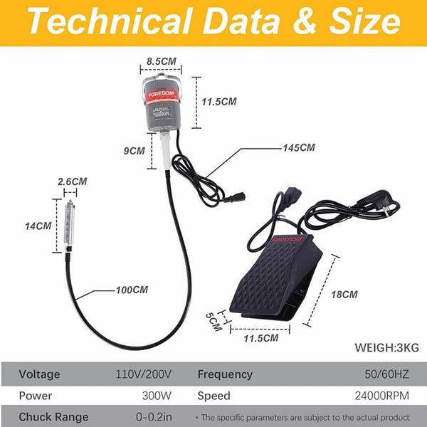 Hanging Flex Shaft Grinder Suspended Rapid Grinding Machine Jewelry Rotary Tool