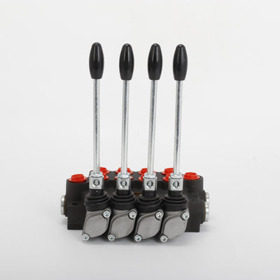 4 Spool P40 Tractor Loader Hydraulic Directional Control Valve With Joystick