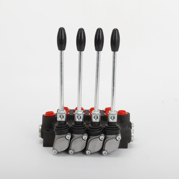 4 Spool P40 Tractor Loader Hydraulic Directional Control Valve With Joystick