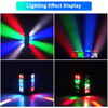 8LED Disco Stage Light DJ Light LED Spider Laser RGBW Moving Head Beam DMX Party