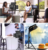 LED RGB Video Light Photo Studio Lamp Photography Panel Lighting w/1.6M Stand