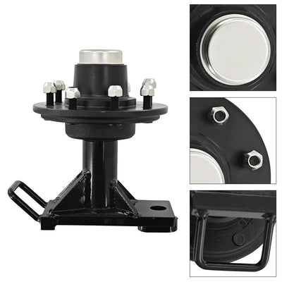 2Pcs Shipping Container Wheels 8/6-Lug Wheels Shipping Container Accessories