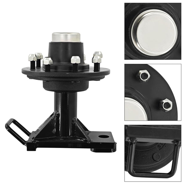 2Pcs Shipping Container Wheels 8/6-Lug Wheels Shipping Container Accessories