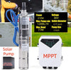 3" DC Deep Well Solar Water Bore Pump Submersible 210W 36V 1200L/H Ranch Farm AU