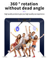Overhead 360 Photo Booth for Big Parties w/ Rotating Ring Light for Wedding AU