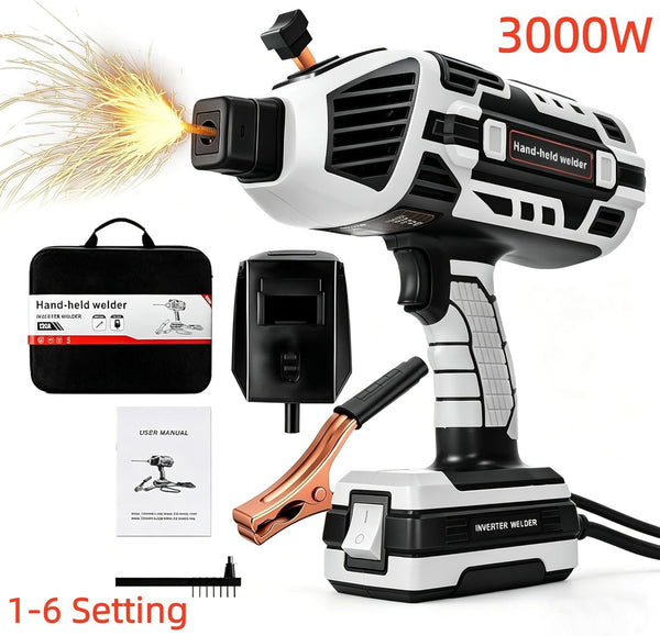 Handheld Welder Welding Machine Upgraded AC Electric Portable Digital Welder Gun
