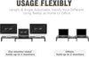 Dual Monitor Stand Riser 2 Monitor Desktop Organizer Adjustable Angle And Length