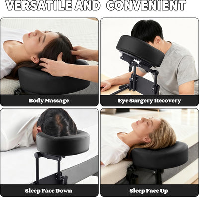 Massage Headrest for Bed Face Cradle Adjustable Multi Function for Salon Home