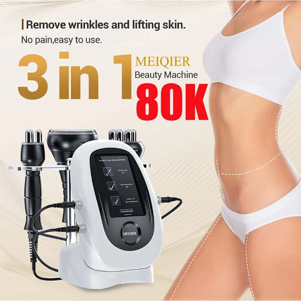80K RF Radio Frequency Ultrasonic Fat Cavitation Machine Body Slimming Machine
