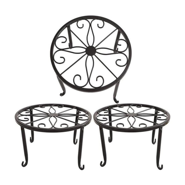 5 Pack Plant Stand Heavy Duty Outdoor Indoor Flower Pots Holder Metal 5 Sizes AU