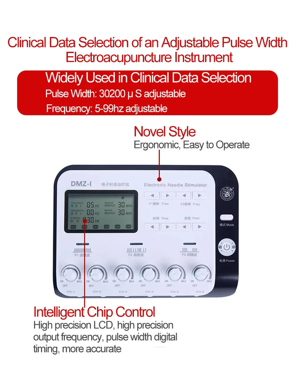 6 Output Electronic Acupuncture Stimulator Machine Body Relax Massager Device