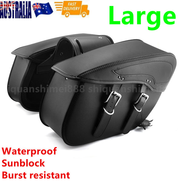 2pcs Motorcycle Saddlebags For Harley Davidson Kawasaki Suzuki Ducati Cruiser