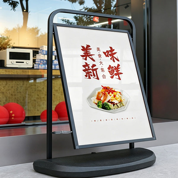 Outdoor Poster Stand Sign/Poster Holder Dual Use Advertising Display Stand