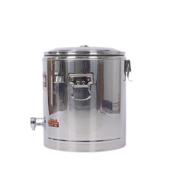 Stainless Steel Insulated Barrel Beverage Dispenser with Spigot Keep Hot Cold