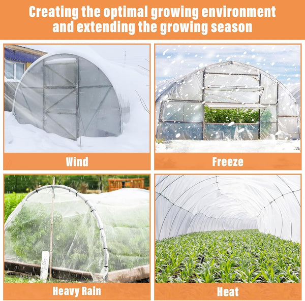 0.15mmPlastic Film Cover Clear Greenhouse Plastic Sheeting Heavy Duty Greenhouse