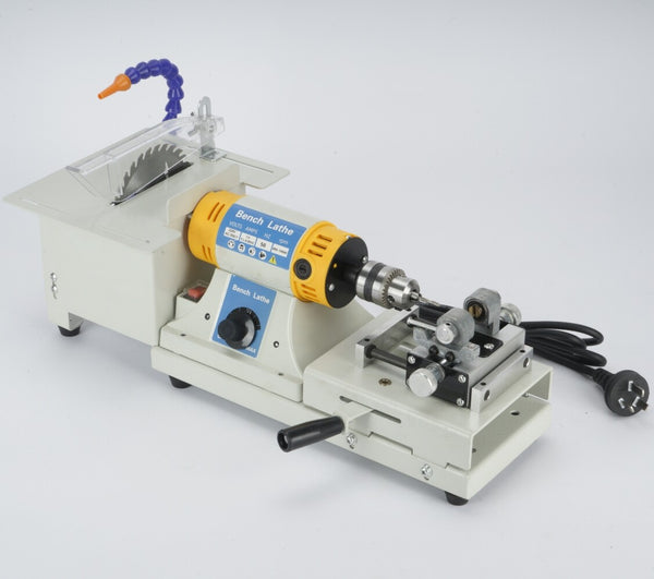 220V Gem Lathe Polisher Carving Machine Table Saw Punching Grinding Machine