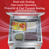 Chamber Vacuum Sealer Machine 1800W 420mm Commercial Dual Seal for Meat/Seafood