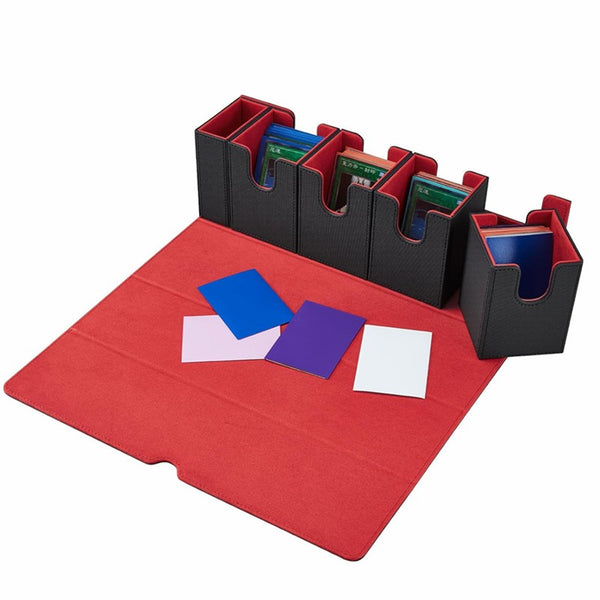 Card Deck Storage Box Durable Separated Case Carrying Trading MTG Card Organizer