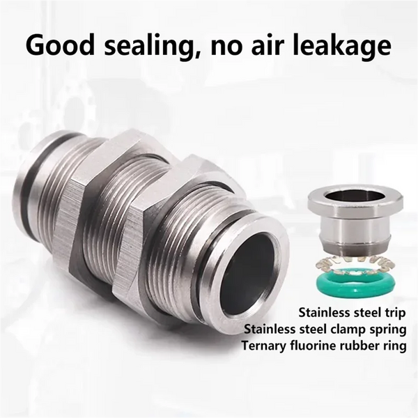 Connectors Fittings PM Air Tube 6mm Push Hose Connector Quick Release Pneumatic