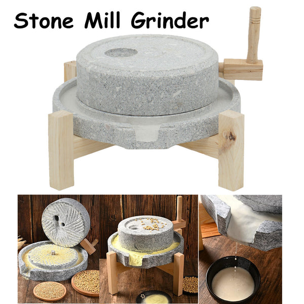 30x40cm Stone Mill Grinder Dry/Wet Grinder Pepper Bean Flour Mill Grinder AU