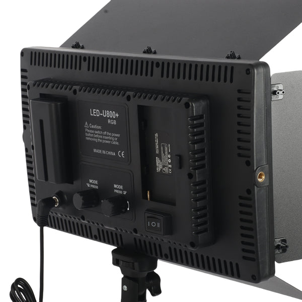 LED RGB Video Light Photo Studio Lamp Photography Panel Lighting w/1.6M Stand