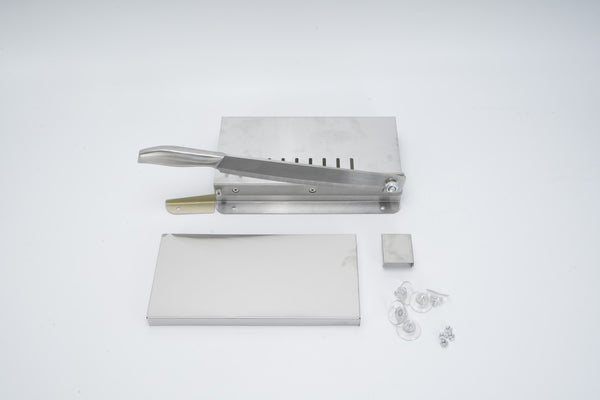 Bone Cutter Frozen Meat Slicer Manual Ribs Chicken Fish Chopper with Food Tray
