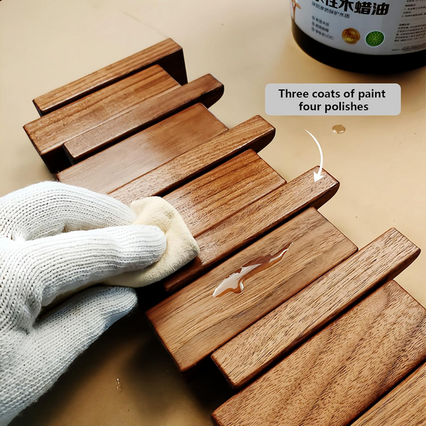 Walnut Wood Coat Rack 12 Hooks Piano Shape Wall Mounted Wall Hanger Clothes Hook
