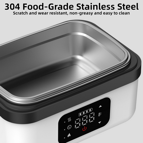 Electric Heated Lunch Box Heating Hot Travel Bento Food Warmer Travel Lunch Box