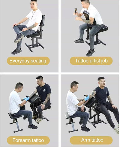Adjustable Tattoo Chair Swivel Back Tattoo Armrest Stand Salon Beauty Chair