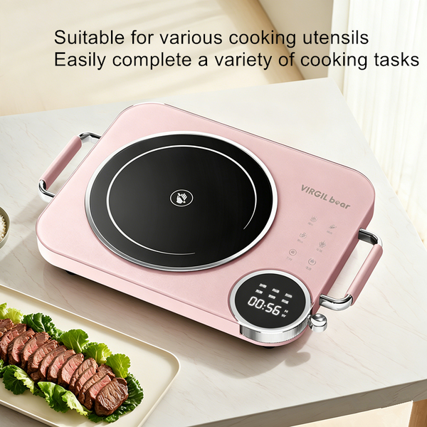 Electric Ceramic Stove Stir-frying Steam Boil Timing Cooking Induction Cooker