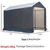 Outdoor Storage Shelter Shed 3x1.8x2M Portable Canopy Carport Garage Waterproof