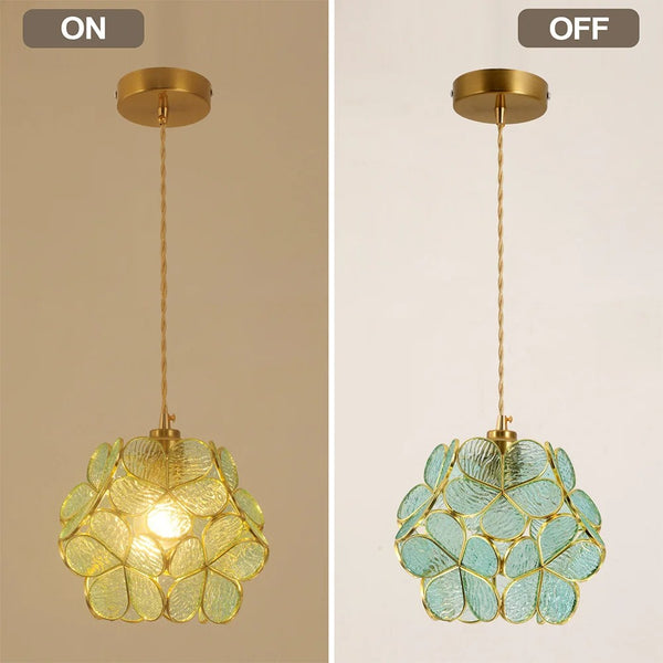 Pendant Light Vintage Light Fixtures With Glass Lampshade Modern Chandelier Lamp