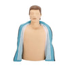 CPR Manikin Training Kit Teaching Model Adult First Aid Learning with Mini AED