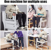 4in1 Elderly Transfer Chair Hand-cranked Height-Adjustable Patient Toilet Chair