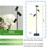 LED Grow Light Full Spectrum Plant Growing Lamp Adjustable Height With Timer
