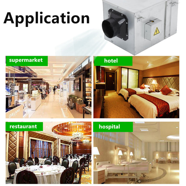 Fresh Air System Ventilation Fan Powerful &Silent One-way Commercial Exhaust Fan