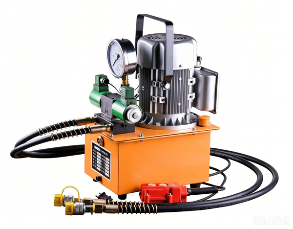 750W Hydraulic Electric Solenoid Double Acting Pump Porta Pack 10000 PSI 220V AU
