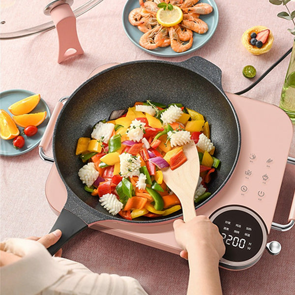 Electric Ceramic Stove Stir-frying Steam Boil Timing Cooking Induction Cooker