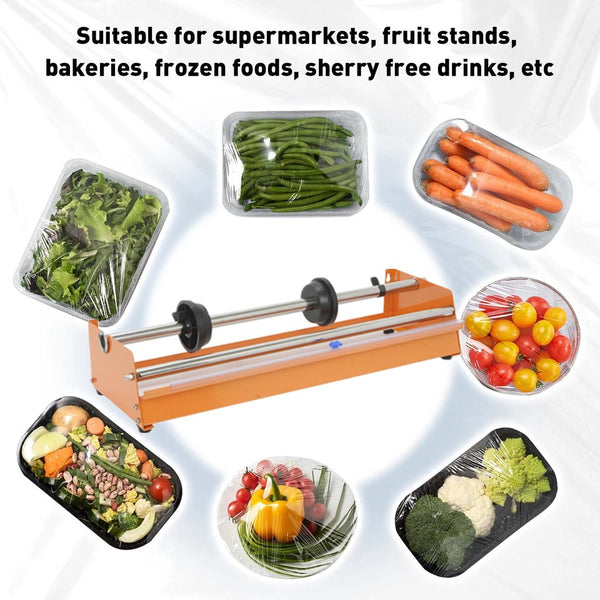 Stretch Film Dispenser & Cutter Manual Wrapping Machine Table or Wall Mounted