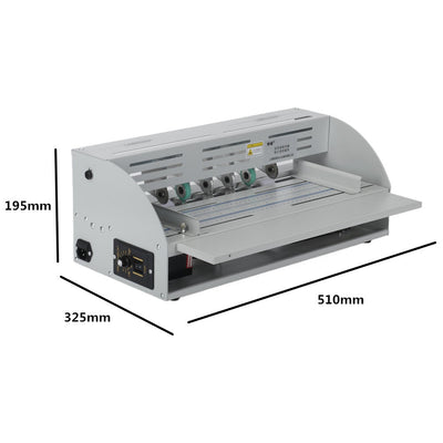 460mm Electric Book Cover Creasing Machine Paper Dotted Line Cutting Machine AU