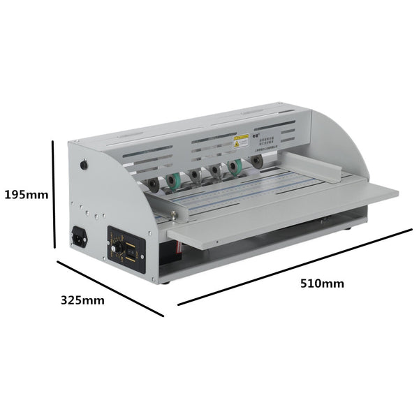 460mm Electric Book Cover Creasing Machine Paper Dotted Line Cutting Machine AU