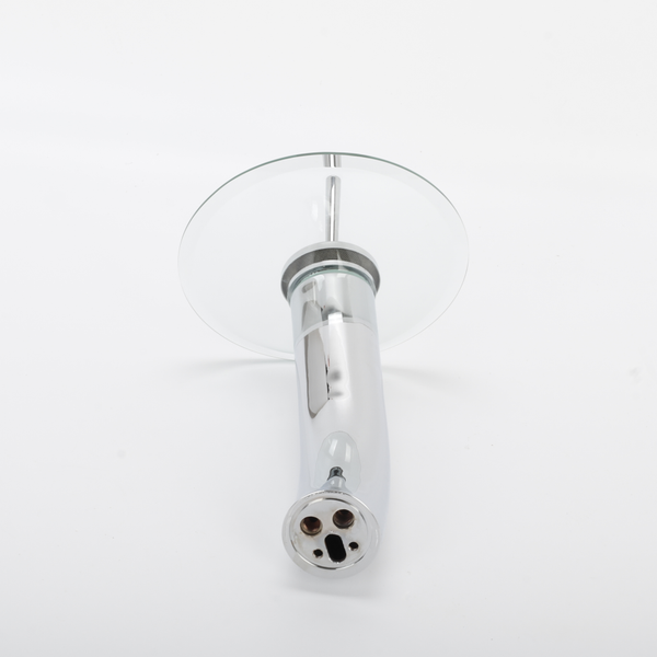 Basin Faucet Modern Round Waterfall Faucet Hot Cold Tall Bathroom Faucet WELS