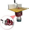 Aluminum Alloy Router Lift Table Router Lifts Base for 64-66mm Diameter Motors