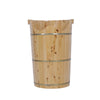 Foot Bucket With Steam Machine Wooden Basin for Soaking Tub W/Massager and Lid