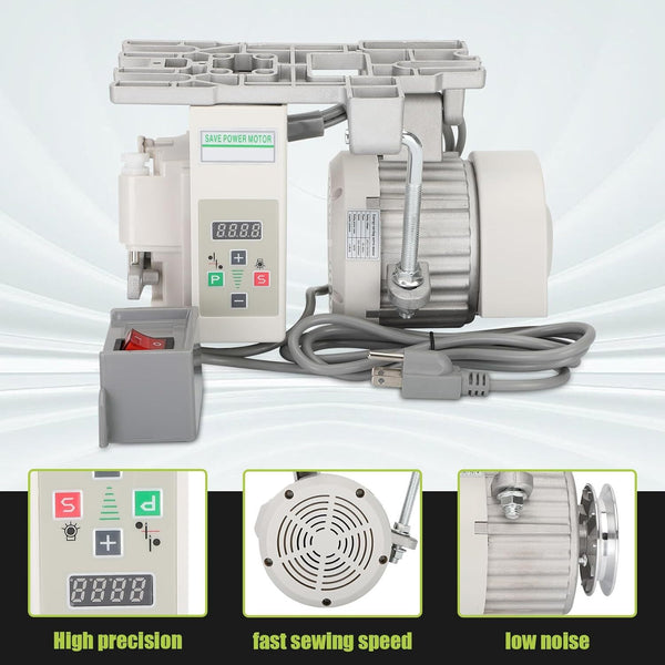 Industrial Brushless Sewing Machine Servo Motor & Controller 750W 200-6500RPM