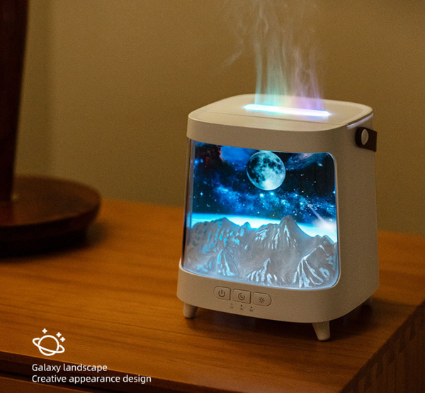 USB Ultrasonic Spray Aroma Air Humidifier LED Purifier Essential Oil Diffuser AU