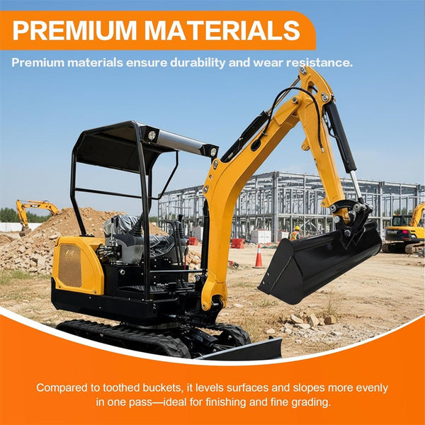 1000mm Mini Excavator Flat Backhoe Bucket Digging Bucket Small Digger Bucket AU