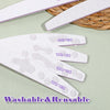 3 PCS Nail Files Double Sided Moon Dust Nail Files100/180 Grit Nails Emery Board
