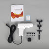 400N Electric Spine Massager w/ Adjustable Force, 4 Massage Heads for Relaxation